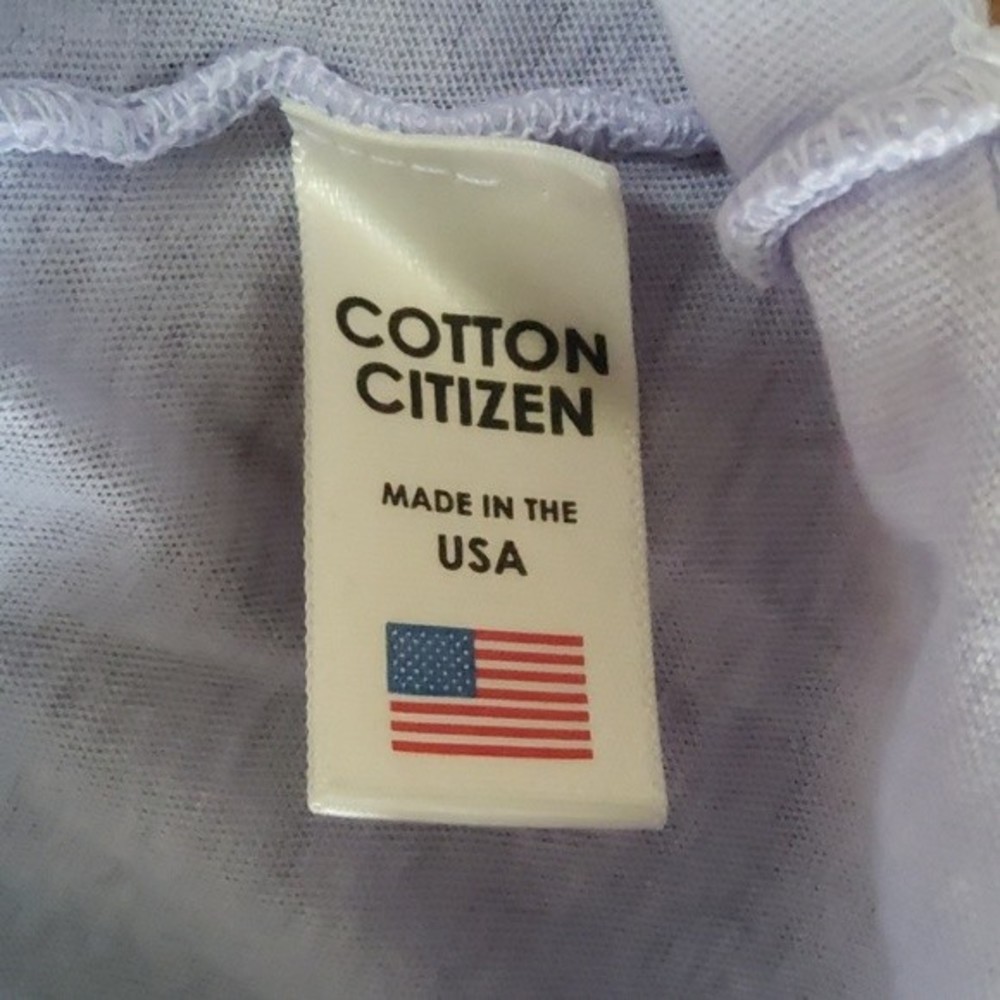 Cotton Citizen Knit Tee Top S Purple - Picture 15 of 16